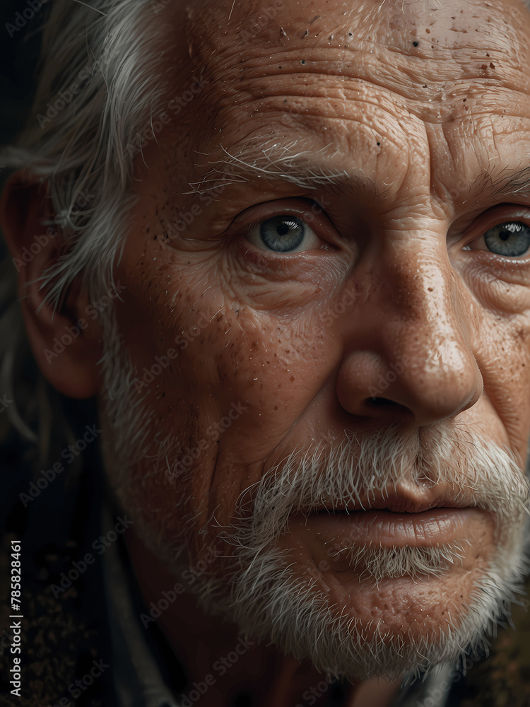 Obraz premium Irish Elderly Portrait