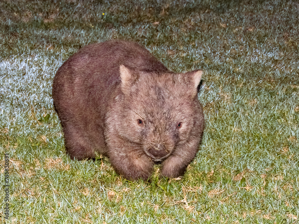 Bare-nosed Wombat in New South Wales, Australia Bare-nosed Wombat in New South Wales, Australia