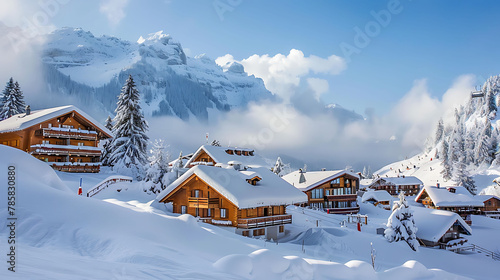 ski resort in winter © YOGI C
