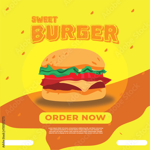 FREE POSTER BURGER DESIGN