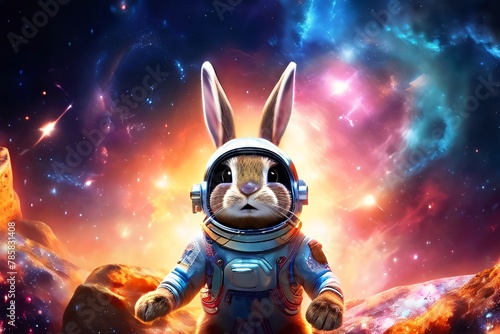 The Space Traveling bunny, Generative AI
