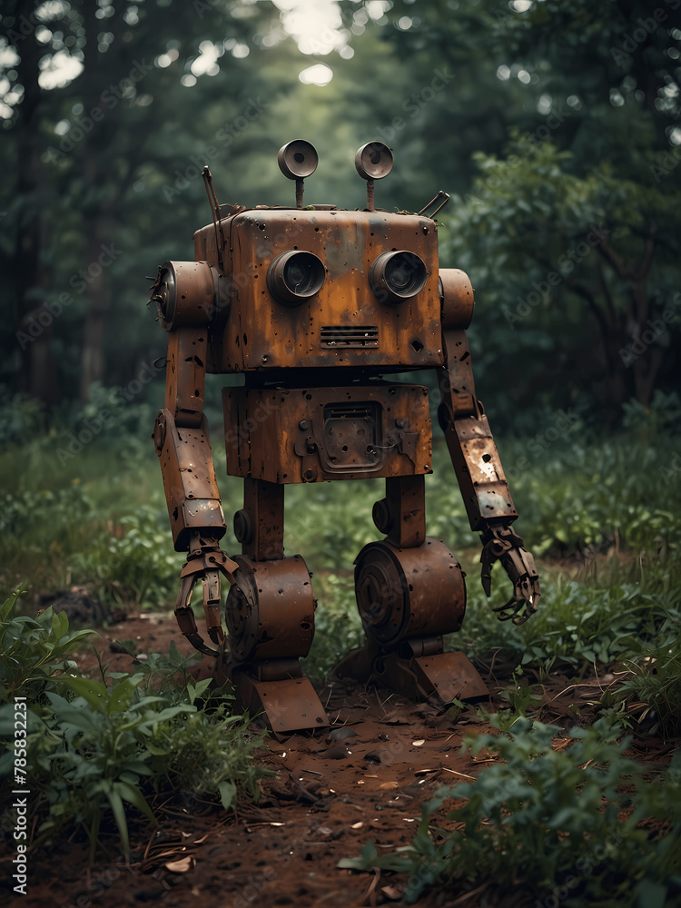 A Rusty Roboty in Nature A Rusty Roboty in Nature
