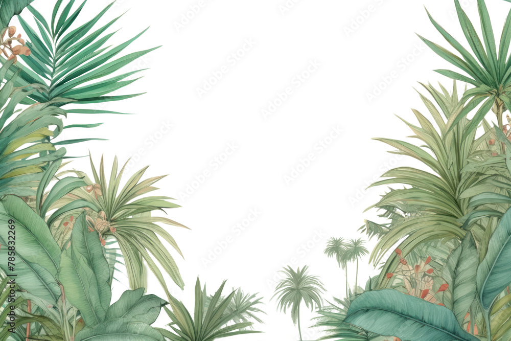PNG  Palm leaves land backgrounds vegetation