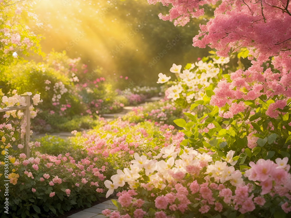 Obraz premium flowers in the garden