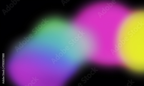 natural colorful gradient shape on black background