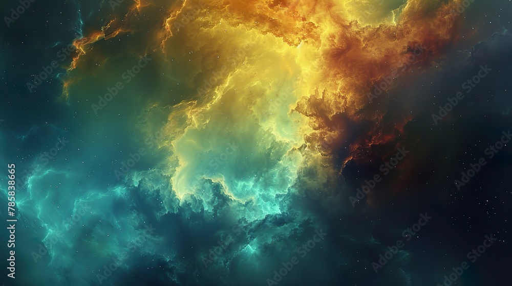An image of a nebula, with its colorful gases and dust clouds, highlighting the dynamic and awe-inspiring nature of space.
An image of a nebula, with its colorful gases and dust clouds, highlighting the dynamic and awe-inspiring nature of space.