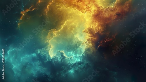  An image of a nebula, with its colorful gases and dust clouds, highlighting the dynamic and awe-inspiring nature of space.