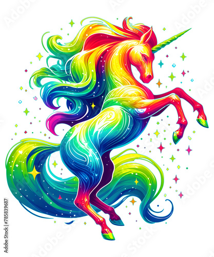 LGBT Pride Unicorn PNG