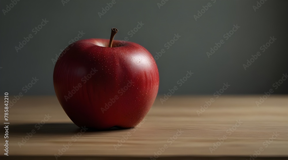 A red apple sits on a white table. The apple is the focal point of the image, and it is the only object in the scene.generative.ai A red apple sits on a white table. The apple is the focal point of the image, and it is the only object in the scene.generative.ai