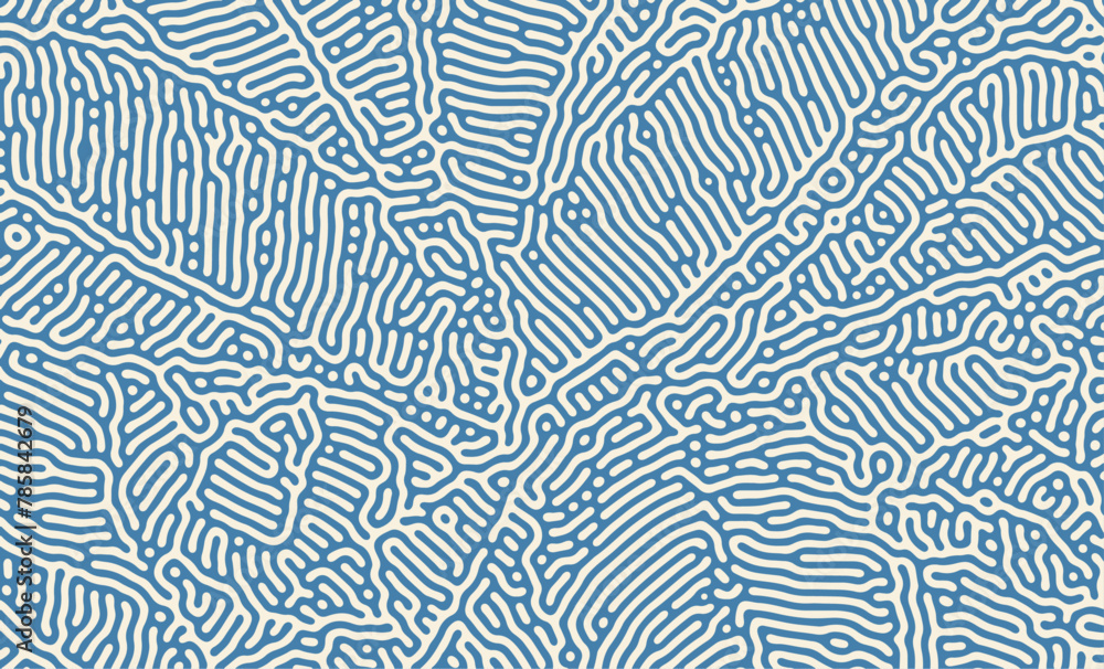 Elegant Blue leaves Abstract Turing Pattern Background Elegant Blue leaves Abstract Turing Pattern Background