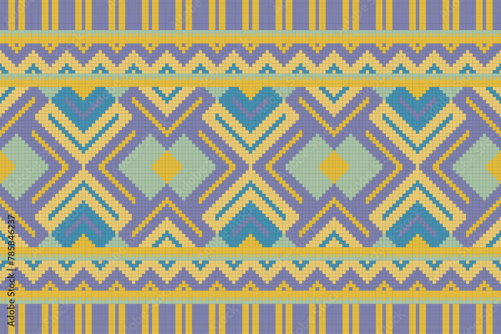 Ikat Fabric Paisley Embroidery Background. Ikat Print Geometric Ethnic Oriental Pattern traditional.aztec Style Abstract Vector illustration.design for Texture,fabric,clothing,wrapping,sarong. Ikat Fabric Paisley Embroidery Background. Ikat Print Geometric Ethnic Oriental Pattern traditional.aztec Style Abstract Vector illustration.design for Texture,fabric,clothing,wrapping,sarong.