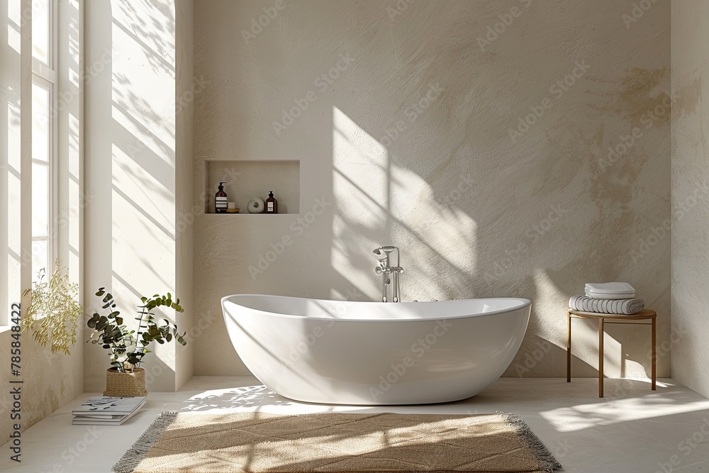 Bathroom Wall Mockup created with Generative AI Bathroom Wall Mockup created with Generative AI