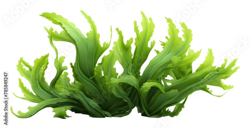 PNG Seaweed plant leaf white background