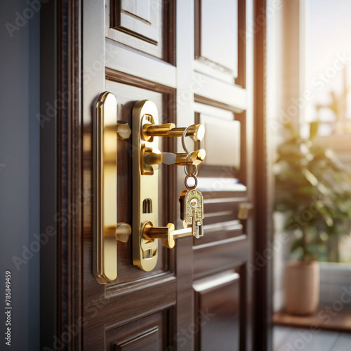 door handle in a hotel © azka