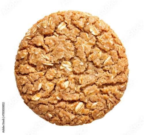 Wallpaper Mural Healthy oatmeal cookie isolated on transparent background, top view Torontodigital.ca