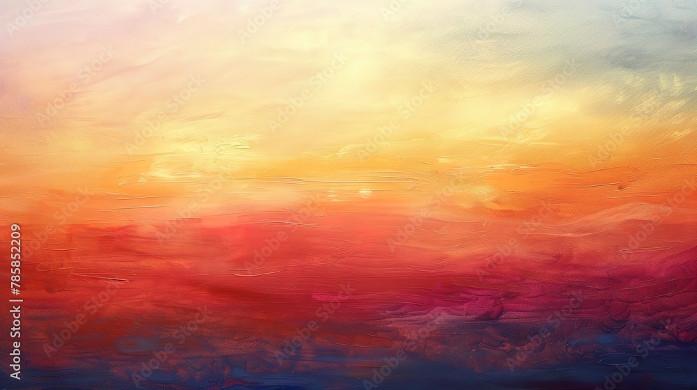 Gentle abstract sunrise, soft gradients of warm colors, evoking Easter morning's promise. 