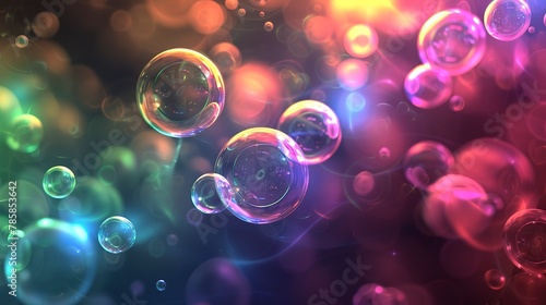 Softly glowing abstract orbs or bubbles, in soothing colors, representing the protective bubble of love.