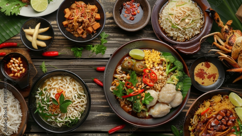 mie ayam, sop, bihun, capcay, nasi goreng ayam, sapo tahu mie ayam, sop, bihun, capcay, nasi goreng ayam, sapo tahu