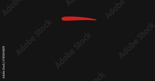 Animated text placeholder for title and lower third with Alpha channel included, Cute and Cartoony style available in 4 colors including red, blue, green and magenta.