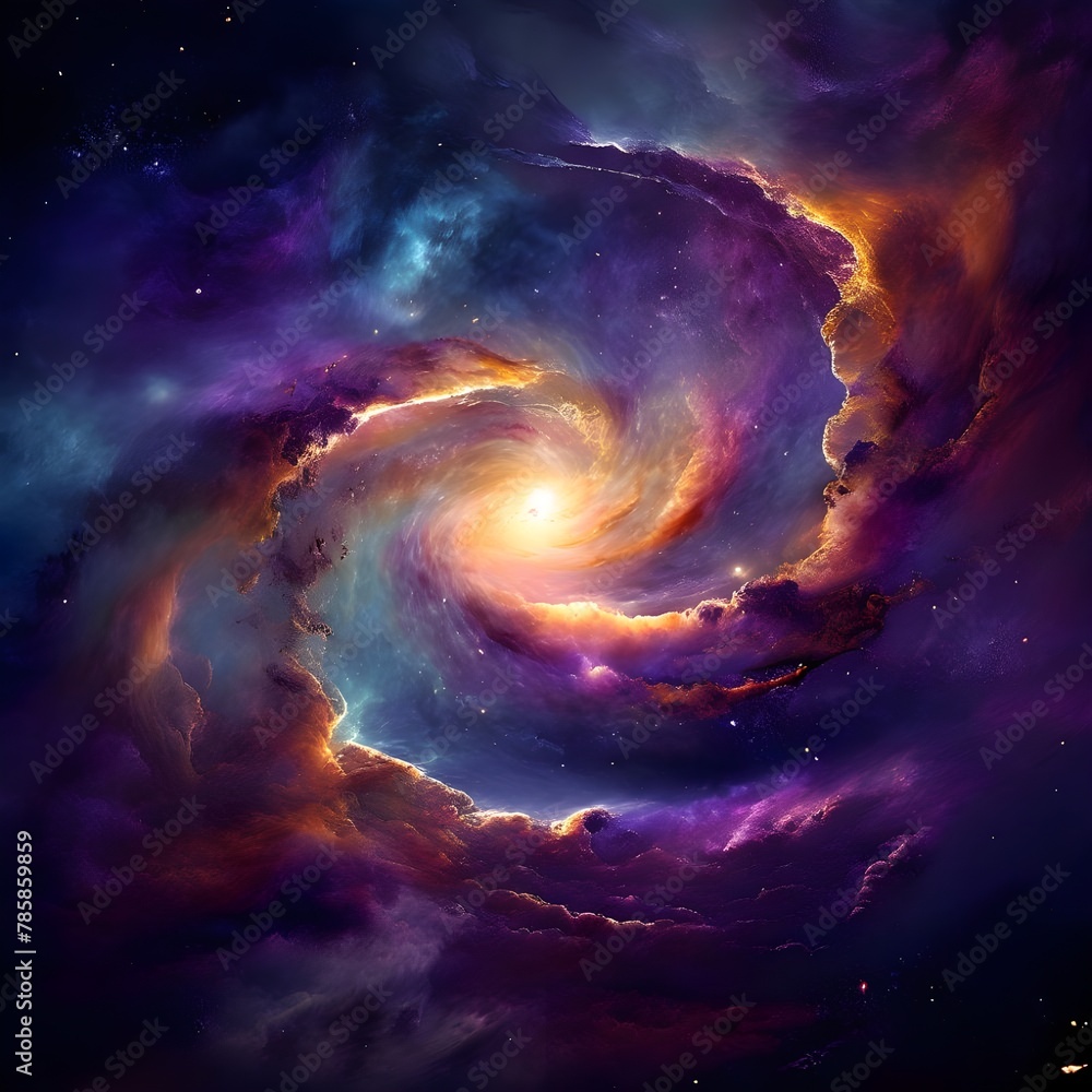 Obraz premium planet in space background