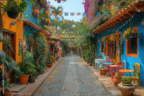 Colorful scene capturing the joy and vibrancy of Cinco de Mayo festivities © Venka