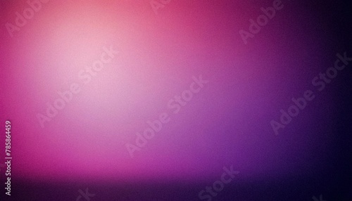 Purple and pink gradient on rectangle with violet glow in the darkness