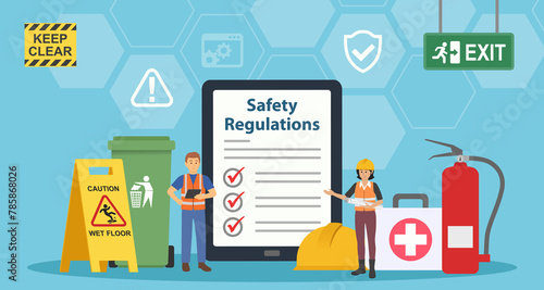 Occupational Safety Regulations Background. Occupational Safety and Health Concept