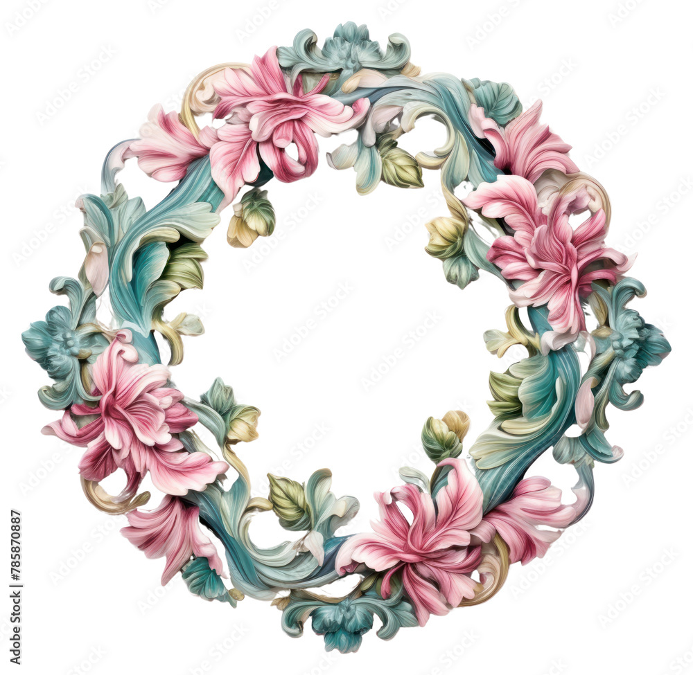 PNG Colorful vintage ornament jewelry pattern flower