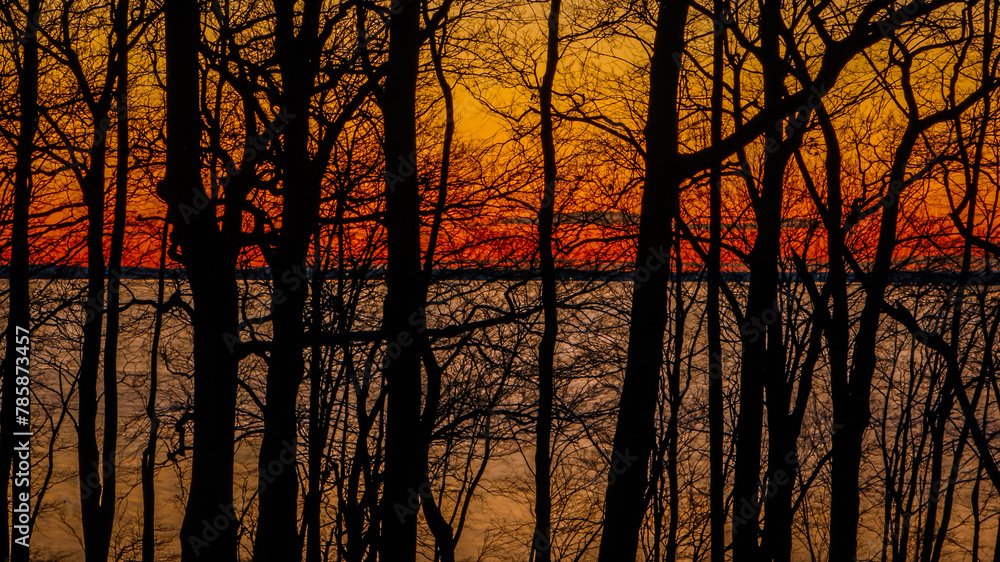 Obraz premium Elk Neck Sunset