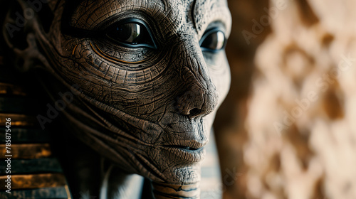 Obraz na płótnie Ancient alien statue