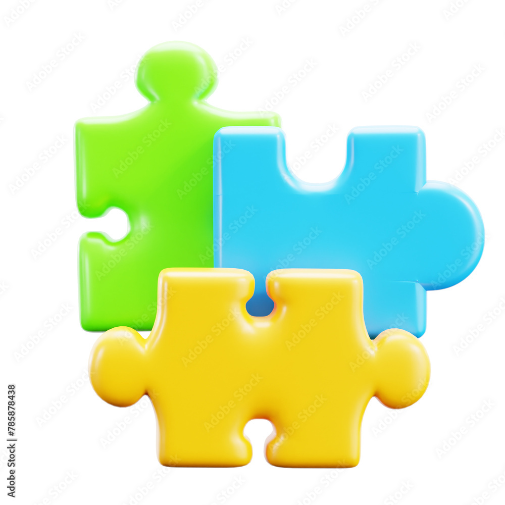 3D All Puzzle Icon 3D All Puzzle Icon