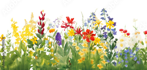 PNG  Summer flowers backgrounds outdoors nature