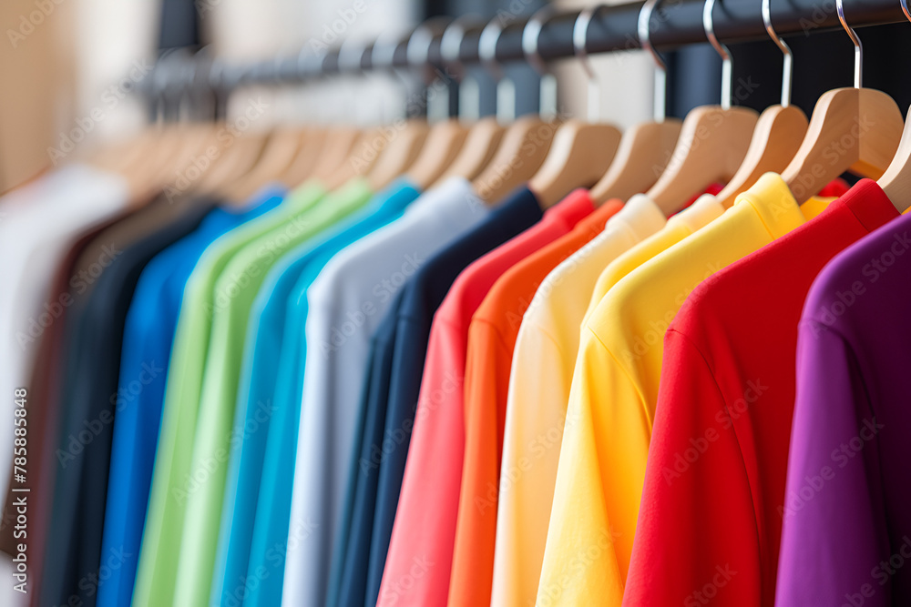 Plain T-shirts on Hanger