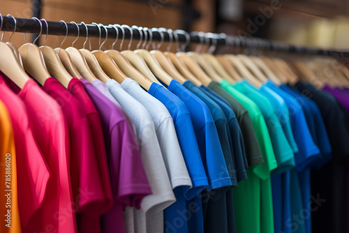 Plain T-shirts on Hanger