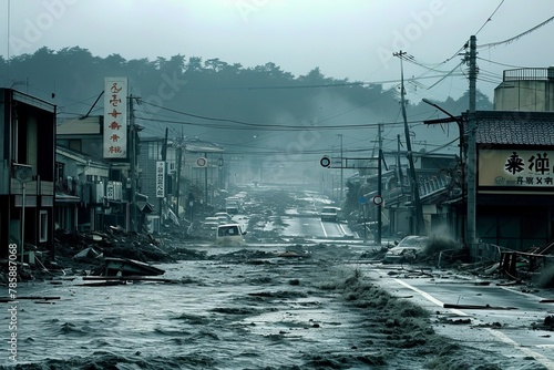 津波と地震の被害