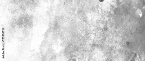 Vector white light polished empty wall, cement floor background, old vintage grunge texture design.