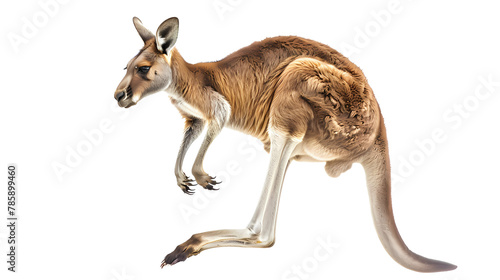 kangaroo in the white background