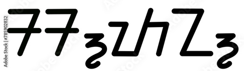 Illustration vector graphic of the name Stan, sundanese script, unique font. Great for printing on your personal items
