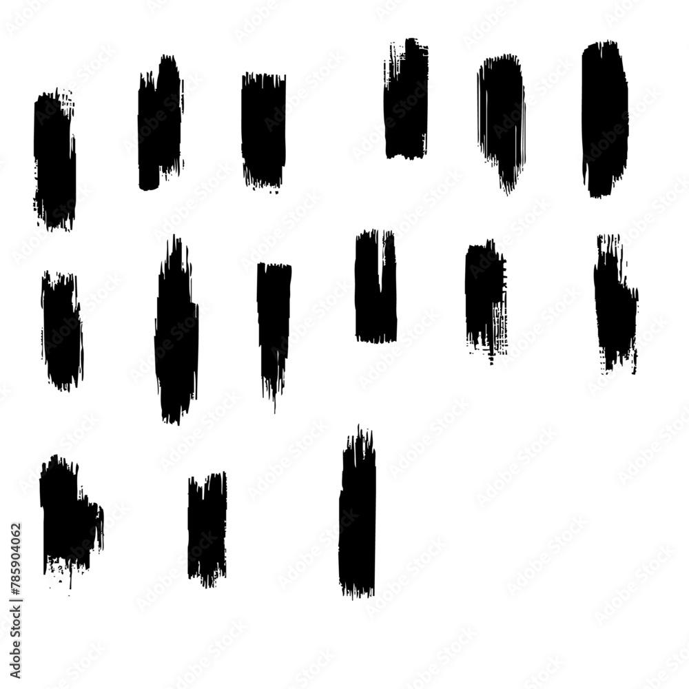 Brush strokes texture. Black grunge brush stroke template. Ink brush stroke collection. Brush strokes texture. Black grunge brush stroke template. Ink brush stroke collection.