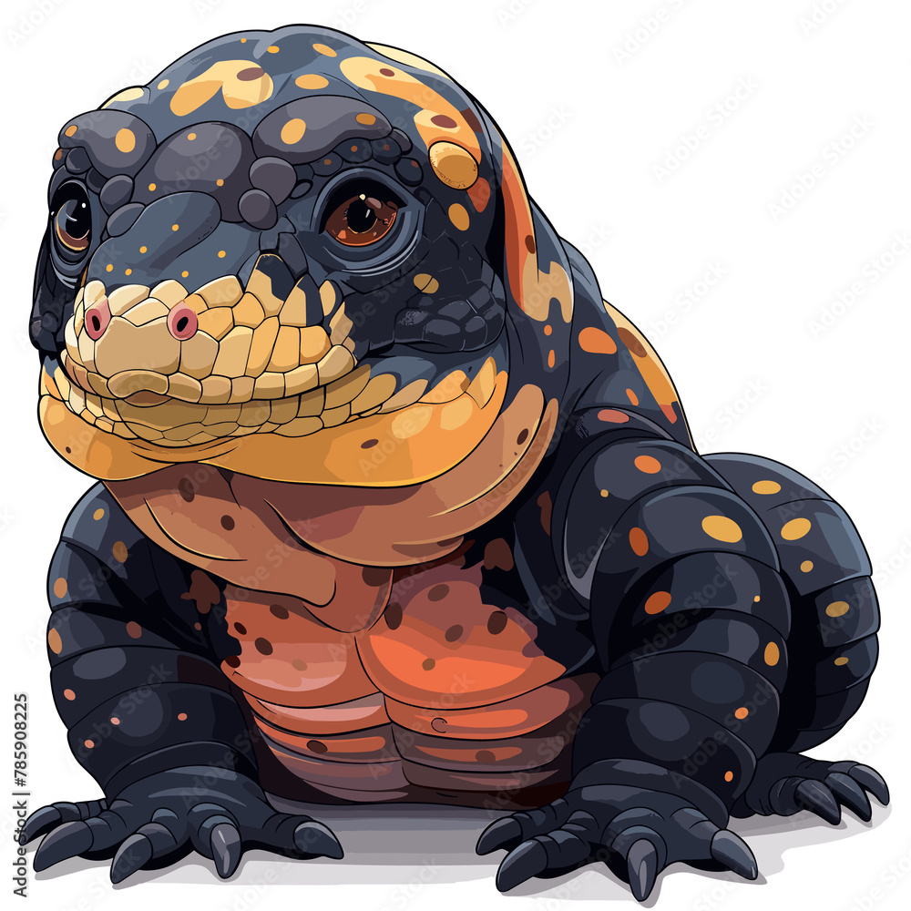 Fototapeta premium Giant Grenadilla Flat Colors Cartoon Icon, Isolated Transparent Background Images