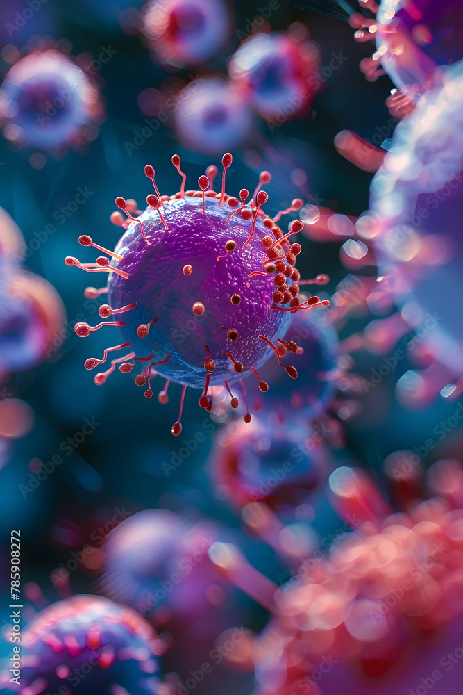 Captivating Microscopic of Viral Transmission Mechanisms in Cinematic Hyper-Realism Captivating Microscopic of Viral Transmission Mechanisms in Cinematic Hyper-Realism