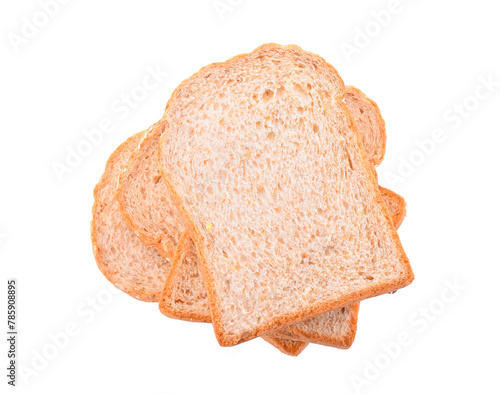 Whole grain bread isolated on transparent png