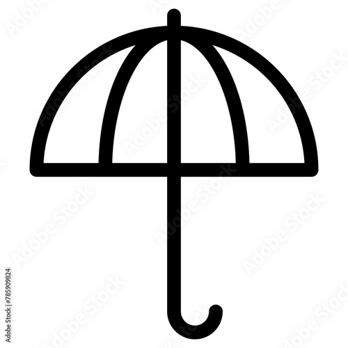 umbrella icon, simple vector design