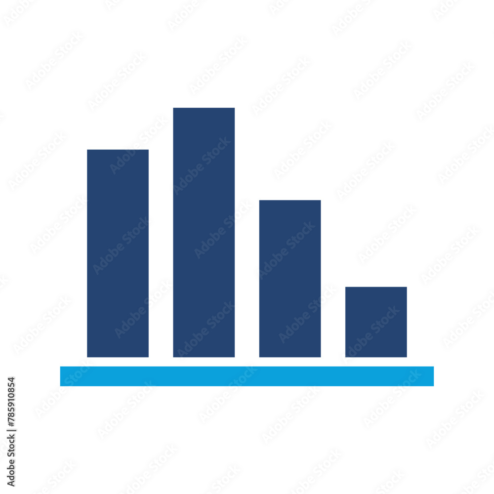 business graph loss icon solid vector design business graph loss icon solid vector design