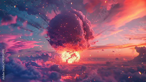Nuclear bomb wallpaper the power of destruction and its impact on the world #785912495