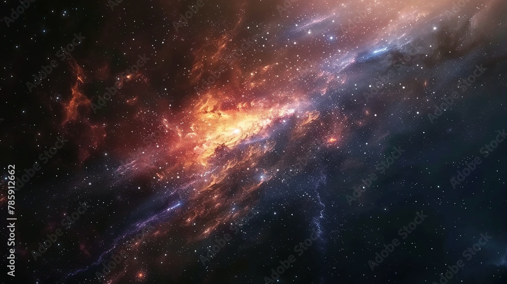 Galaxy with nebula and stars in space. Outer space background. Galaxy background Galaxy with nebula and stars in space. Outer space background. Galaxy background