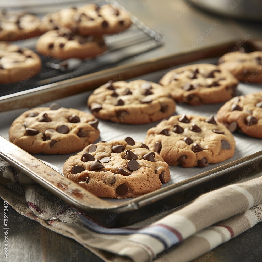 Delicious bakery Biscuits with chocolate chips