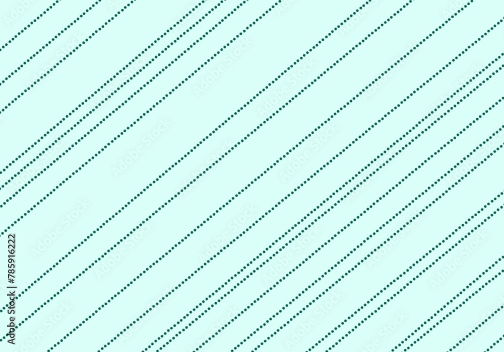 Obraz premium Soft Green Diagonal Dots Lines Background