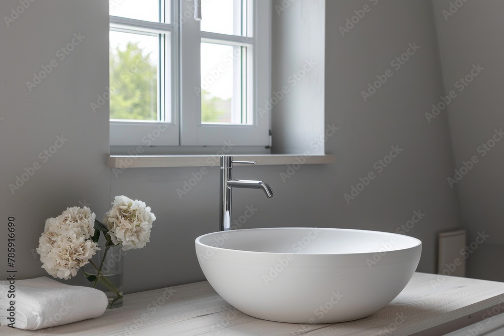 Bathroom Wall Mockup created with Generative AI Bathroom Wall Mockup created with Generative AI