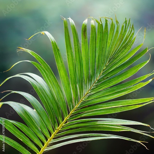 green leaf of palm